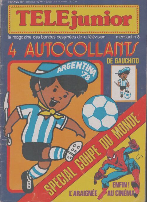 Livrenpoche : Télé Junior n°8 : Spécial coupe du monde - Collectif - Livre