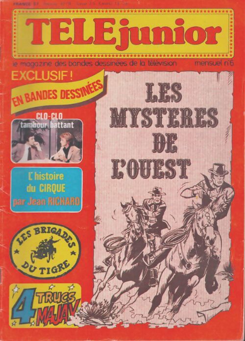 Livrenpoche : Télé Junior n°6 : Les mystères de l'Ouest - Collectif - Livre