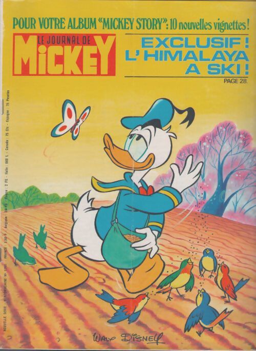 Livrenpoche : Le journal de Mickey n°1395 : L'Himalaya à ski ! - Collectif - Livre