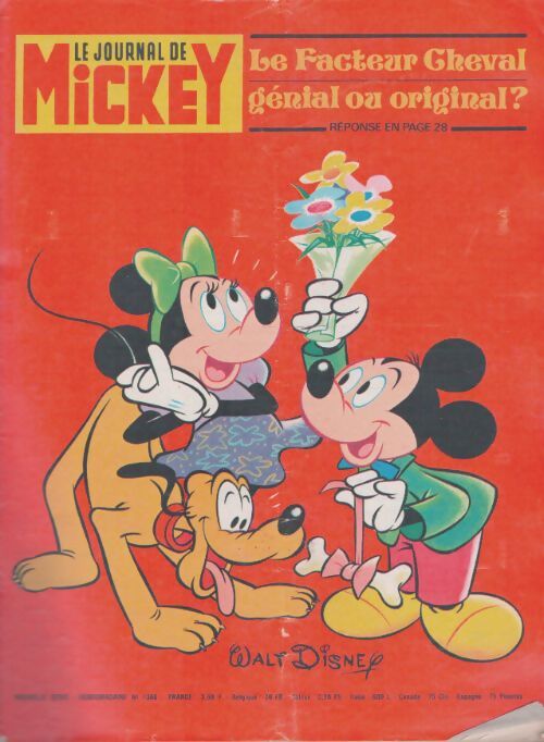 Livrenpoche : Le journal de Mickey n°1366 : Le Facteur Cheval génial ou original ? - Collectif - Livre