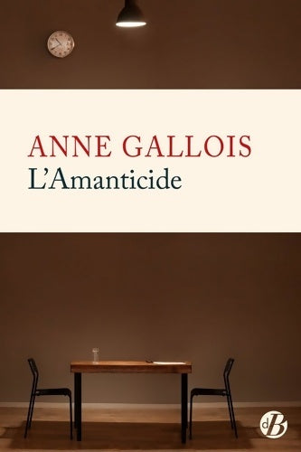 Livrenpoche : L'Amanticide - Anne Gallois - Livre