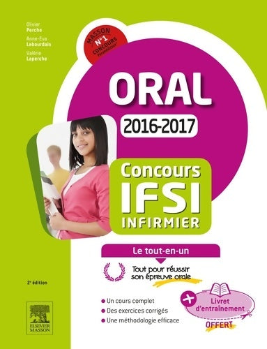 Livrenpoche : Concours Infirmier IFSI : épreuve orale avec livret d'entraînement - Olivier Perche - Livre