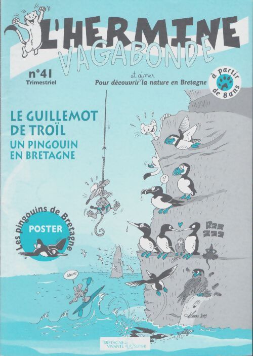 Livrenpoche : L'hermine vagabonde n°41 : Le guillemot de Troïl - Collectif - Livre