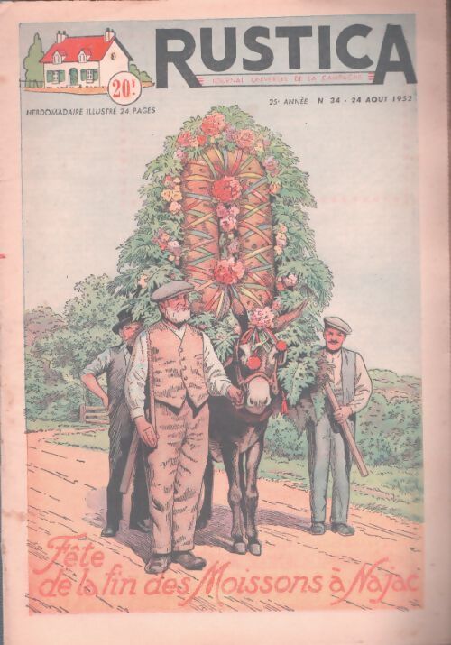 Livrenpoche : Rustica 25e année n°34 : Fête de la fin des moissons à Najac - Collectif - Livre