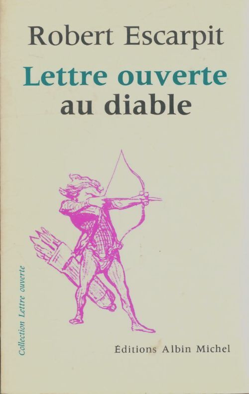 Livrenpoche : Lettre ouverte au diable - Robert Escarpit - Livre