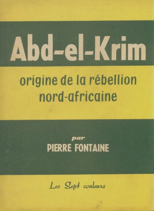 Livrenpoche : Abd-El-Krim - Pierre Fontaine - Livre