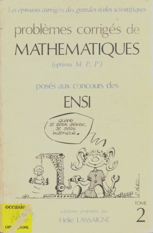 Livrenpoche : Problèmes corrigés de mathématiques options M, P, P' Tome II - Collectif - Livre