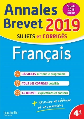Livrenpoche : Français : Sujets et corrigés - Brigitte Réauté - Livre