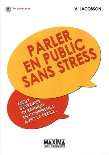 Livrenpoche : Parler en public sans stress - Victor Jacobson - Livre