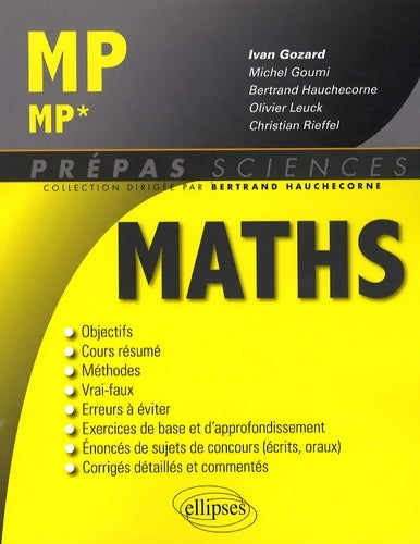 Livrenpoche : Maths MP-MP* - Ivan Gozard - Livre