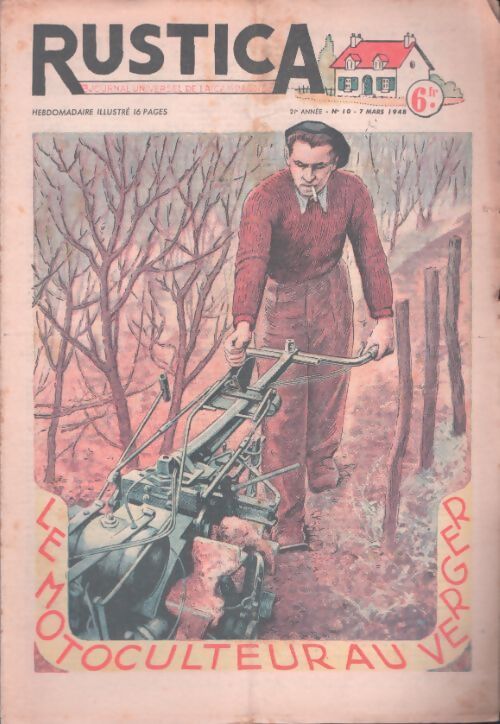 Livrenpoche : Rustica 21e année n°10 : Le motoculteur au verger - Collectif - Livre
