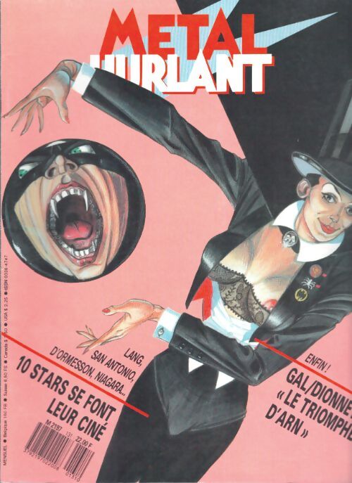 Livrenpoche : Métal Hurlant n°131 : 10 stars se font leur ciné / Gal / Dionnet le triomphe d'ARN - Collectif - Livre