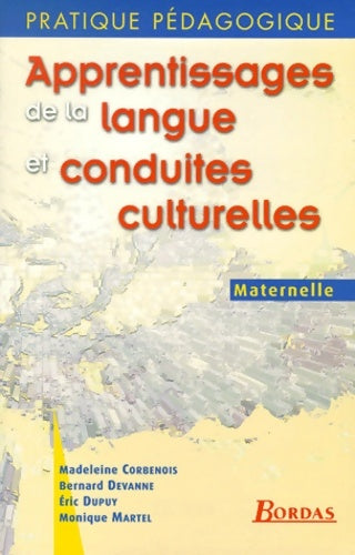 Livrenpoche : Apprentissages de la langue et conduites culturelles : Maternelle - Collectif - Livre