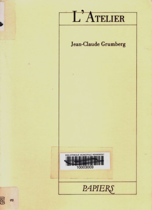 Livrenpoche : L'atelier - Jean-Claude Grumberg - Livre