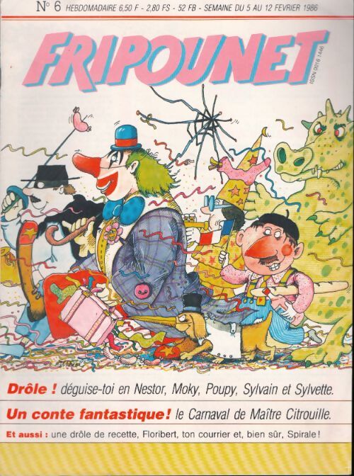 Livrenpoche : Fripounet 1986 n°6 - Collectif - Livre