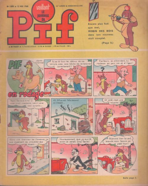 Livrenpoche : Le journal de Pif n°1200 - Collectif - Livre