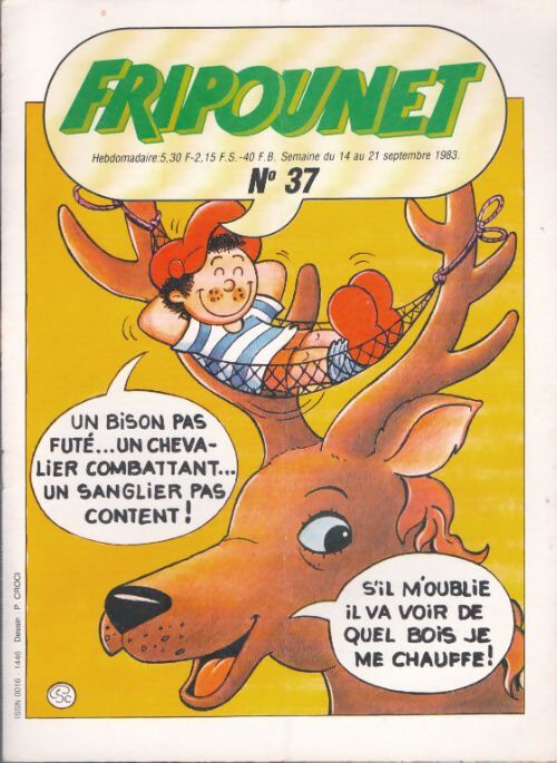 Livrenpoche : Fripounet 1983 n°37 - Collectif - Livre