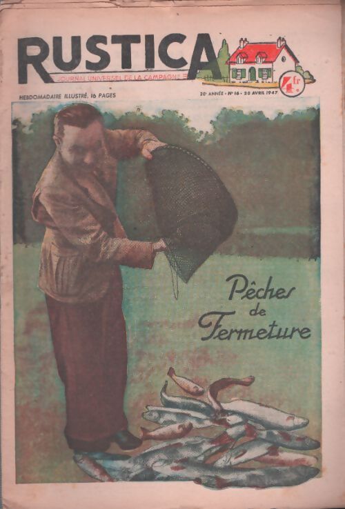 Livrenpoche : Rustica 20e année n°16 : Pêches de fermeture - Collectif - Livre