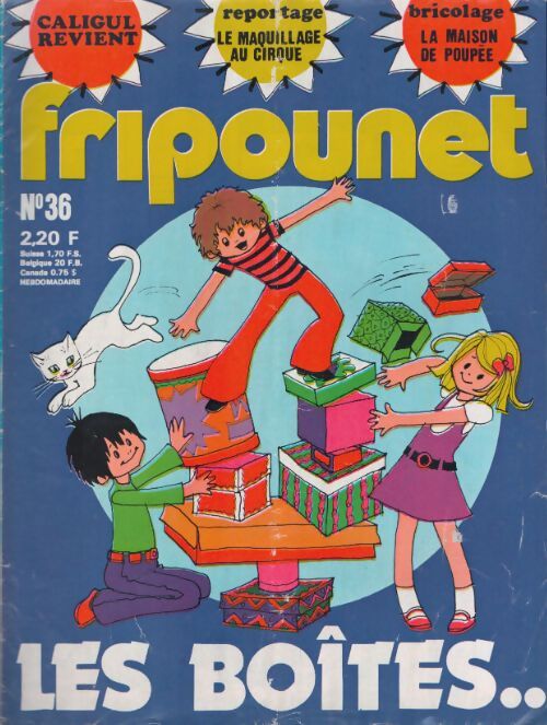 Livrenpoche : Fripounet 1976 n°36 : Les boîtes - Collectif - Livre