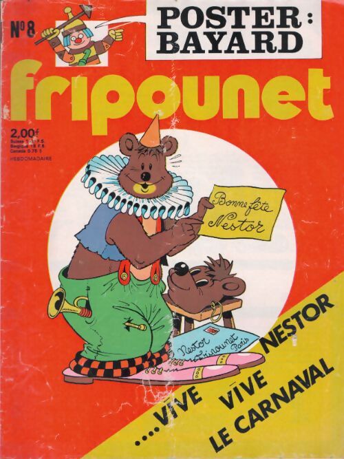 Livrenpoche : Fripounet 1976 n°8 : Vive Nestor, vive le carnaval - Collectif - Livre