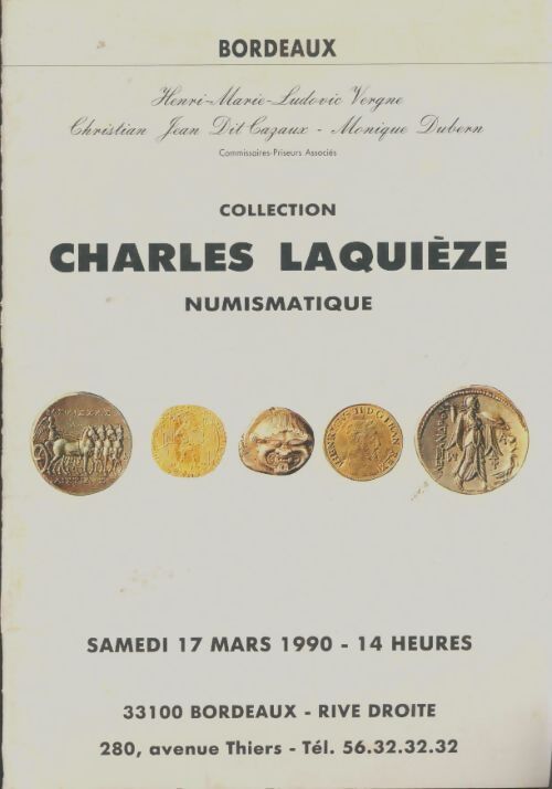 Livrenpoche : Collection Charles Laquièze numismatique - Collectif - Livre
