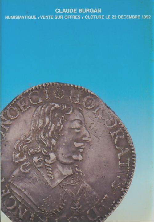 Livrenpoche : Numismatique décembre 1992 - Claude Burgan - Livre