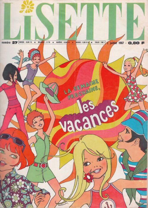 Livrenpoche : Lisette 1967 n°27 : Les vacances - Collectif - Livre