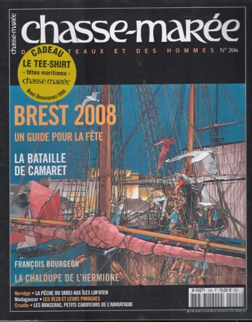 Livrenpoche : Chasse-marée n°206 : Brest 2008 - Collectif - Livre