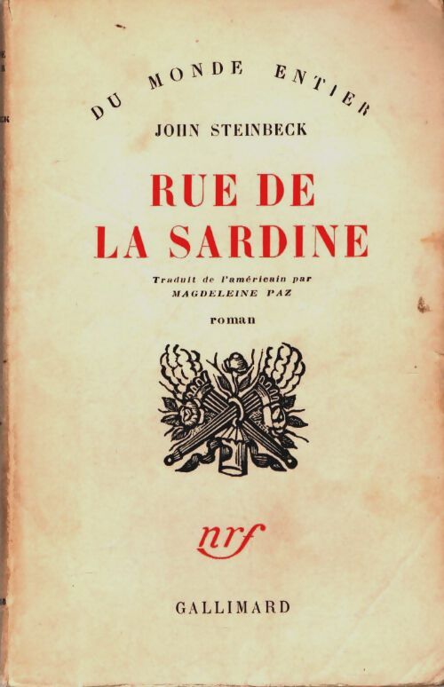 Livrenpoche : Rue de la sardine - John Steinbeck - Livre