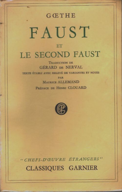 Livrenpoche : Faust et le second Faust - Goethe - Livre