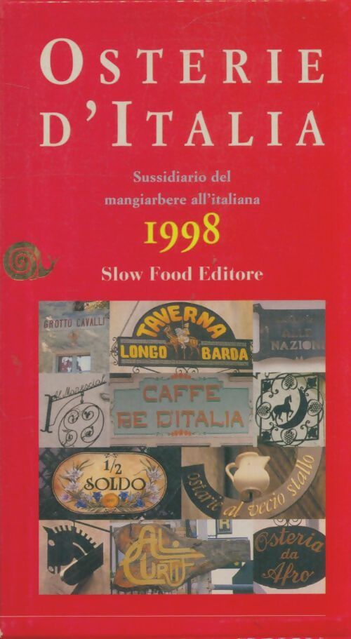 Livrenpoche : Osterie d'italia 1998 - Collectif - Livre