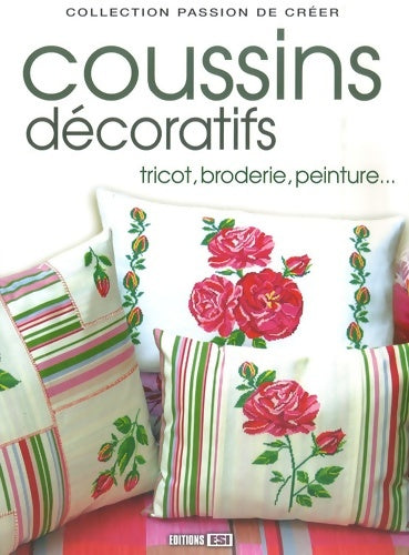 Livrenpoche : Coussins décoratifs : Tricot, broderie, peinture... - Collectif - Livre