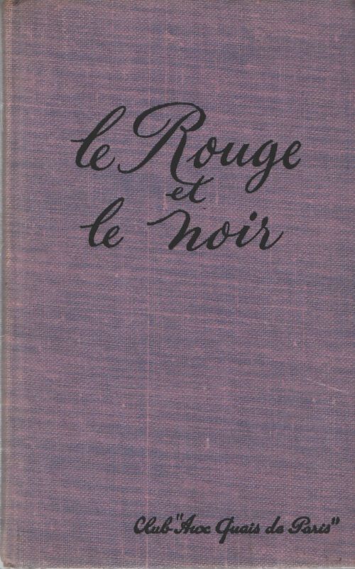 Livrenpoche : Le rouge et le noir - Stendhal - Livre