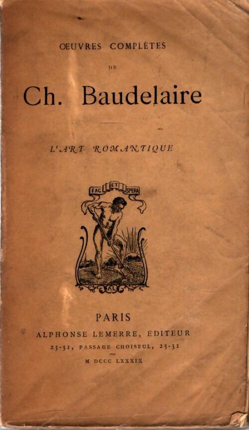 Livrenpoche : L'Art romantique - Charles Baudelaire - Livre