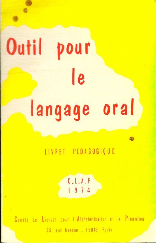 Outil pour le langage oral : Livret pédagogique - Collectif - Livre