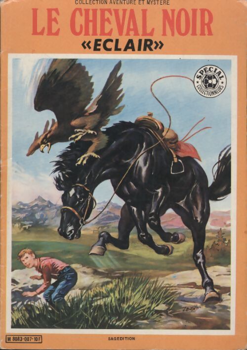 Le cheval noir éclair - Collectif - Livre