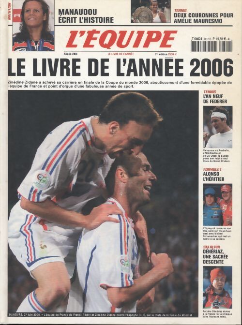 L'Équipe du 01/01/2006 - Le livre de l'année 2006 - Collectif - Livre
