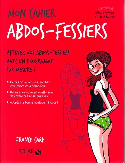 Mon cahier abdos-fessiers - France Carp - Livre