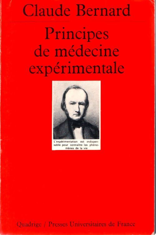 Principes de médecine expérimentale - Claude Bernard - Livre