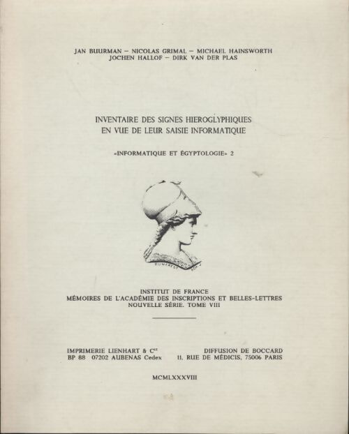 Informatique et égyptologie Tome II - Collectif - Livre