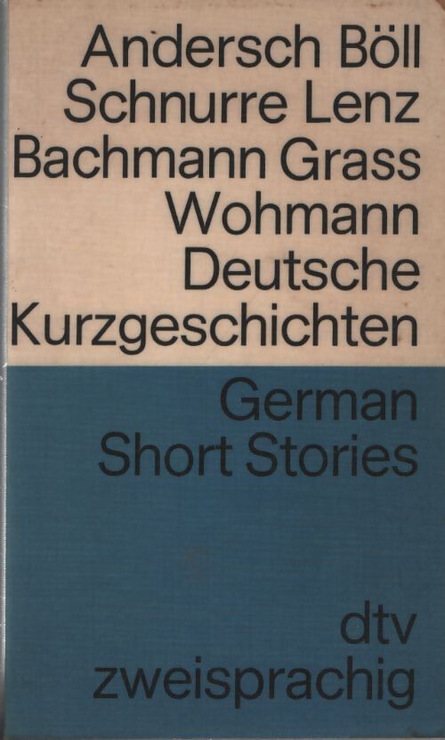 German short stories / Deutsche Kurzgeschichten - Inconnu - Livre
