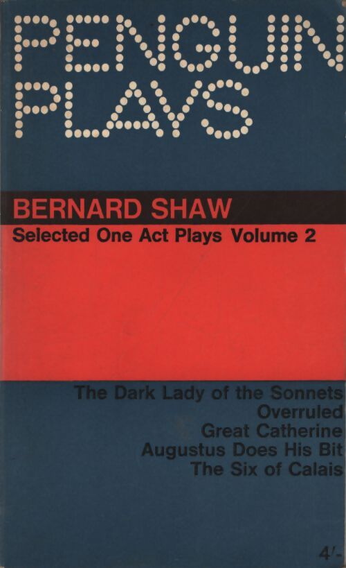 Selected on act plays volume 2 - Bernard Shaw - Livre