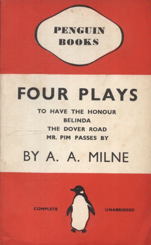 Four plays - A.A. Milne - Livre