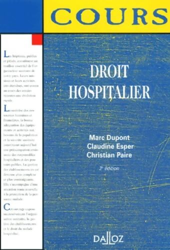 Droit hospitalier - Collectif - Livre