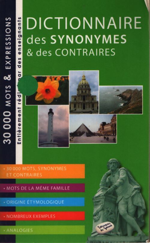 Dictionnaire des synonymes & des contraires de poche - Collectif - Livre