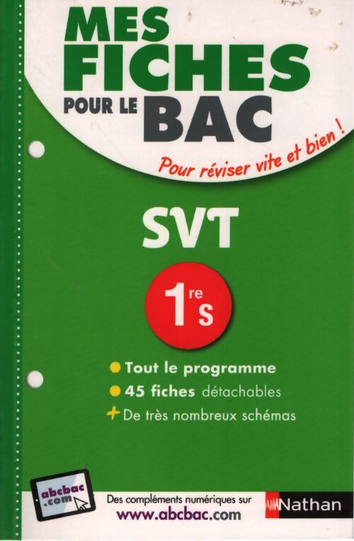 Mes fiches pour le bac svt 1re S - Christian Camara - Livre