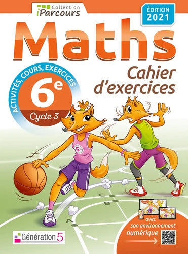Cahier d'exercices iParcours maths 6e édition 2021 - Katia Hache - Livre