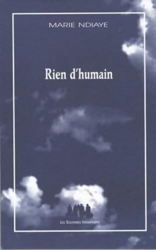 Rien d'humain - Marie Ndiaye - Livre