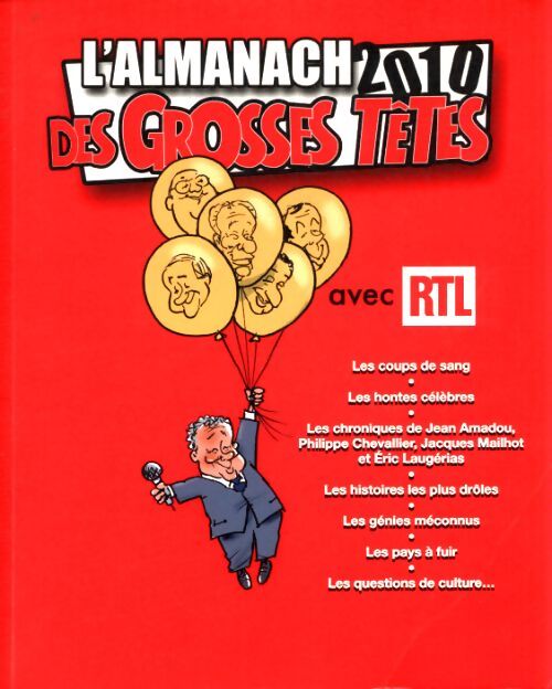 L'almanach 2010 des grosses têtes - Collectif - Livre