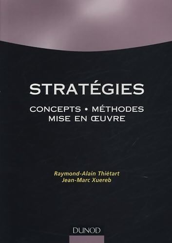 Stratégie d'entreprise - Raymond-Alain Thiétart - Livre